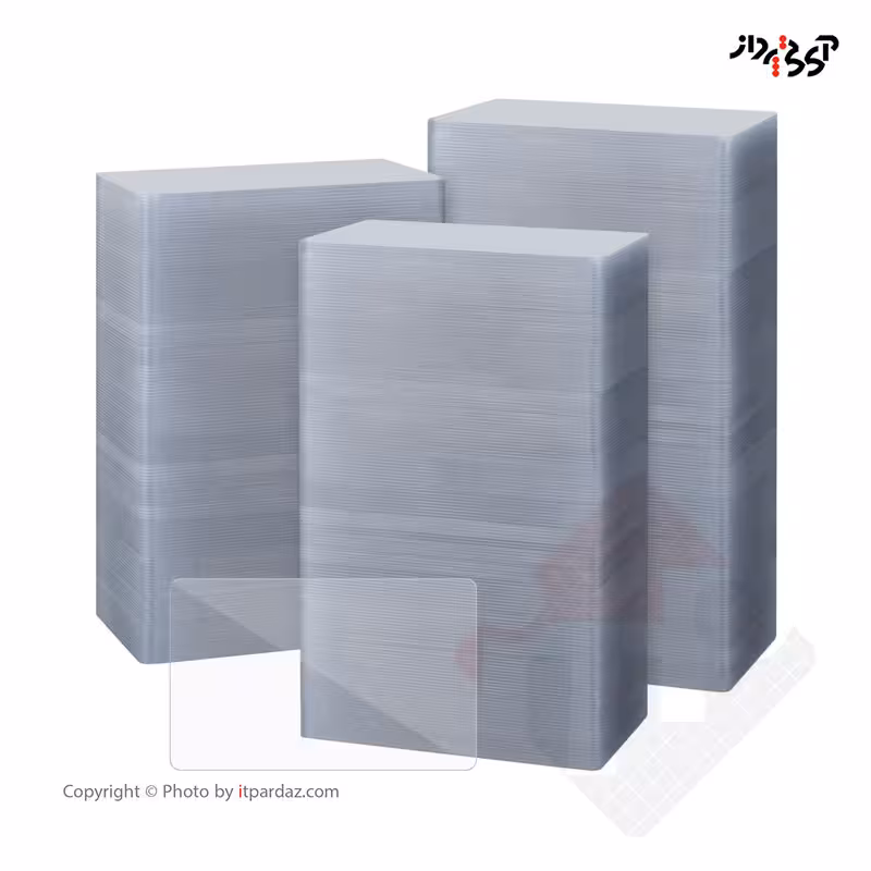 کارت پی وی سی ساده و خام شفاف