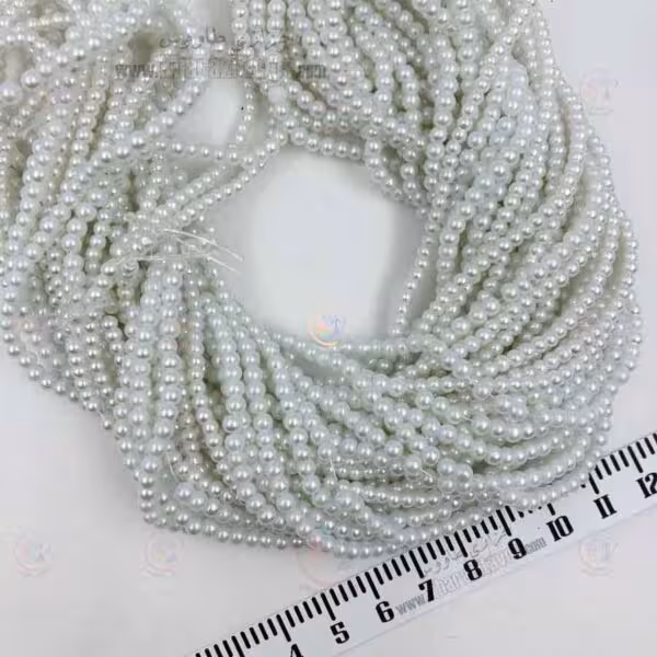 مروارید سنگی ( سفید ) سایز 2