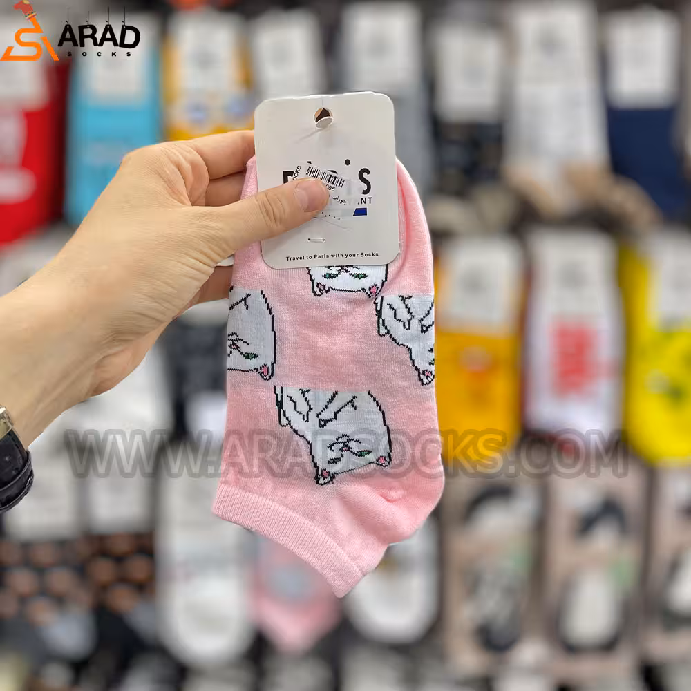 جوراب مچی طرح گربه بی ادب