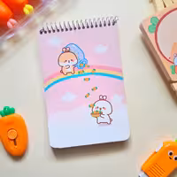 دفترچه یادداشت فانتزی سیمی طرح خرگوش از برند باکیفیت و ایرانی سویل