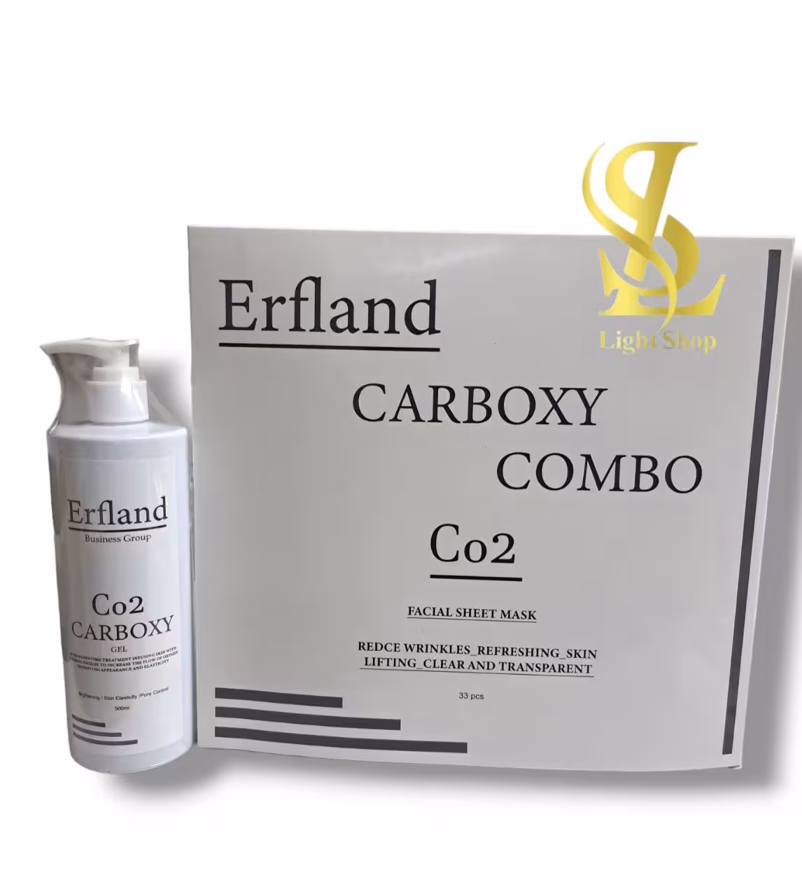 ژل کربوکسی Co2 ارفلند همراه 33 شیت ماسک 500 میل