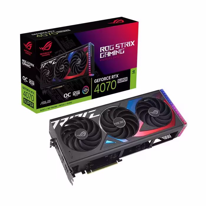 کارت گرافیک ایسوس ASUS ROG STRIX RTX 4070 SUPER OC 12GB