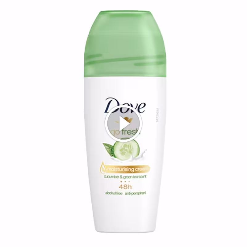 مام رول زنانه داو Dove مدل go fresh حجم 50 میل