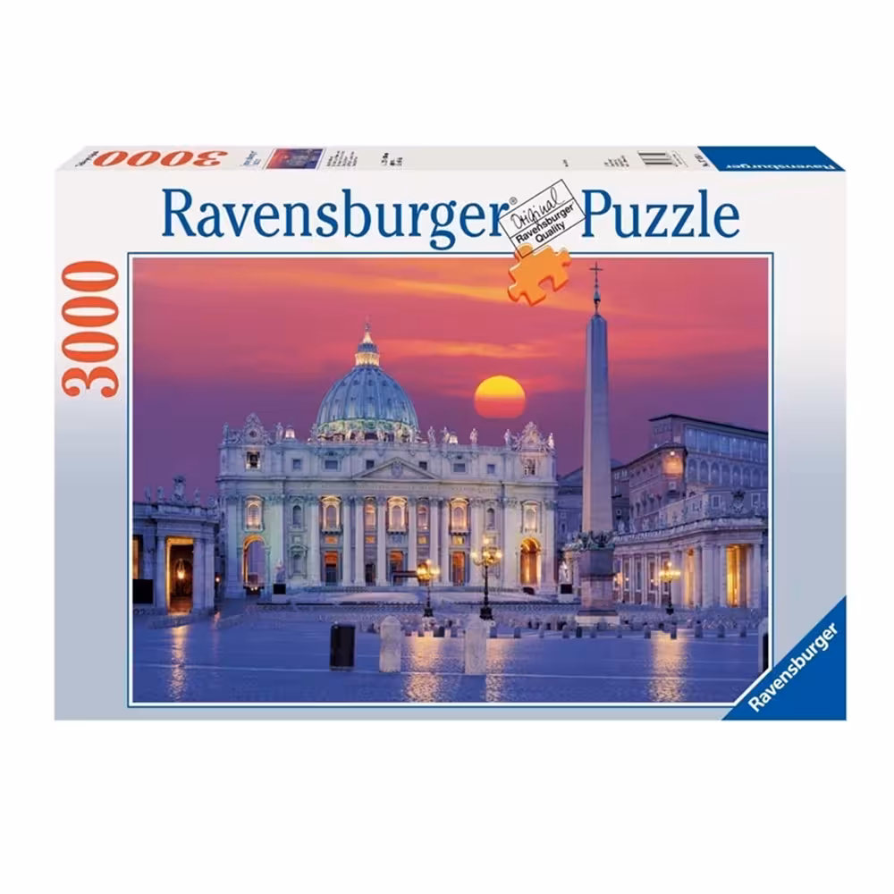 پازل 3000 تکه رونزبرگر طرح کلیسای جامع سنت پیتر رم