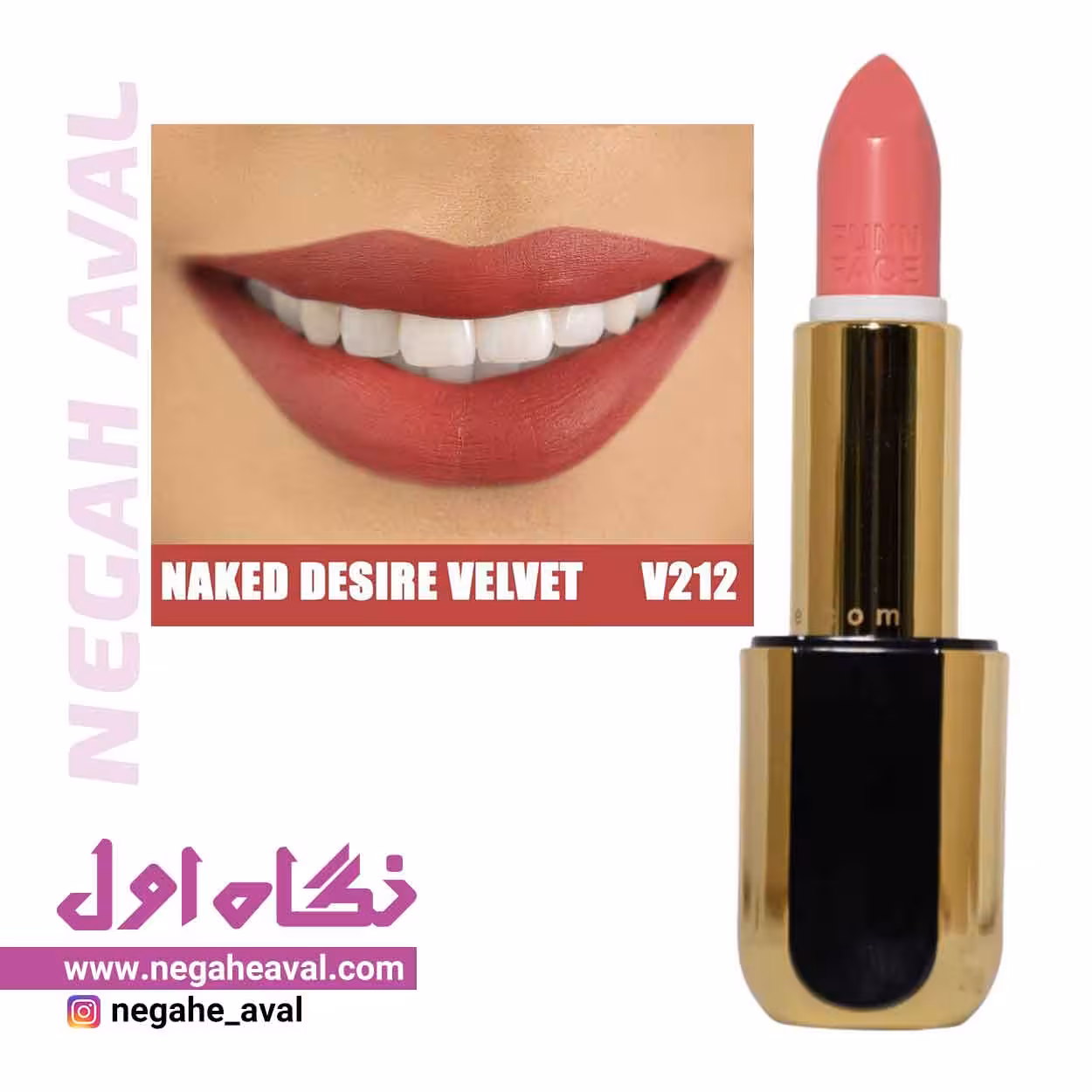 رژلب مات ولوت فان فیس شماره V212