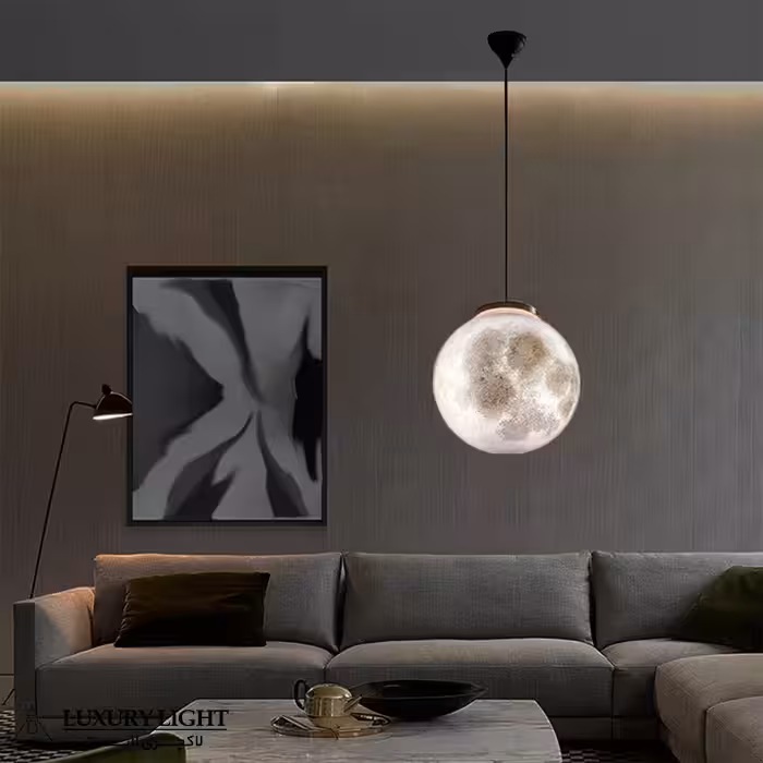 چراغ آویز مدل کره ماه