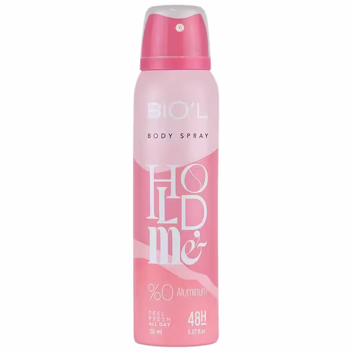 اسپری خوش بو کننده بدن زنانه hold me بیول 150 میل