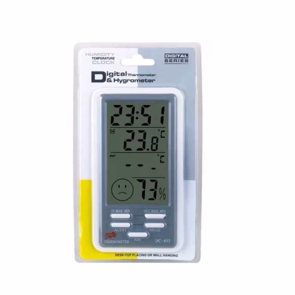 دما سنج و رطوبت سنج دیجیتال مدل DC803