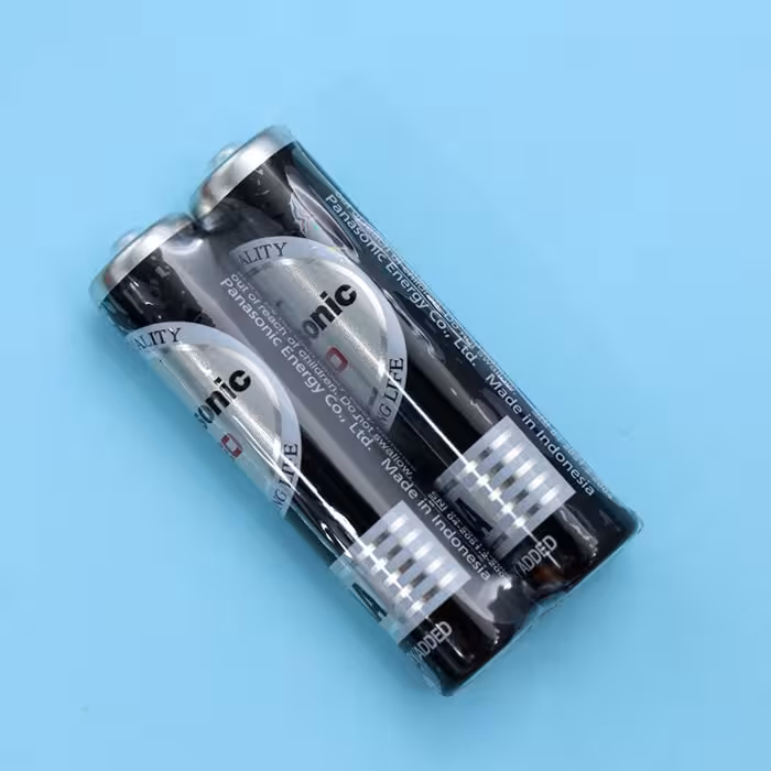 باتری نیم قلمی پاناسونیک دوعددی کد 37222