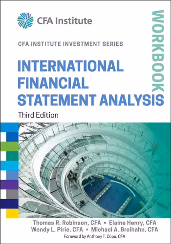 خرید و دانلود نسخه کامل کتاب International Financial Statement Analysis Workbook