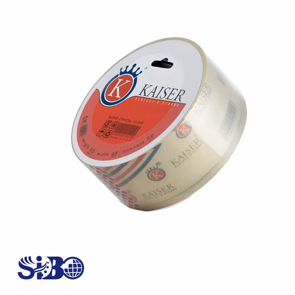 چسب کایزر 5 سانت 90 یارد 50 میکرون کد 101