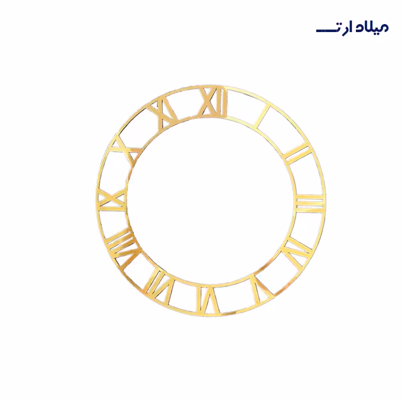 رینگ ساعت یونانی طلایی40سانت
