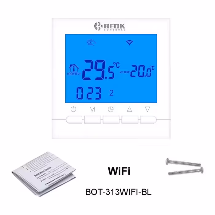 ترموستات دیگ گاز قابل برنامه ریزی برند Beok