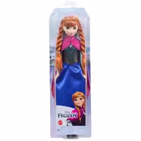 عروسک آنا فروزن 1 با شنل پلاستیکی Disney Princess