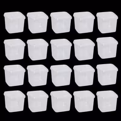 ظرف نگهدارنده پولاد پویش مدل مربع مجموعه 20 عددی