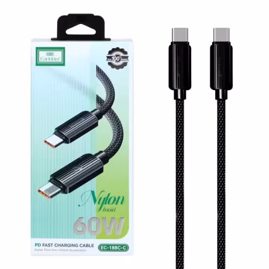 کابل تبدیل USB-C به USB-C ارلدام مدل EC-188C-C