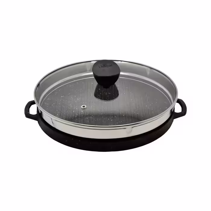 تابه گریل یونیک مدل گرد سایز 30 کد 6003 | کالا مکس
