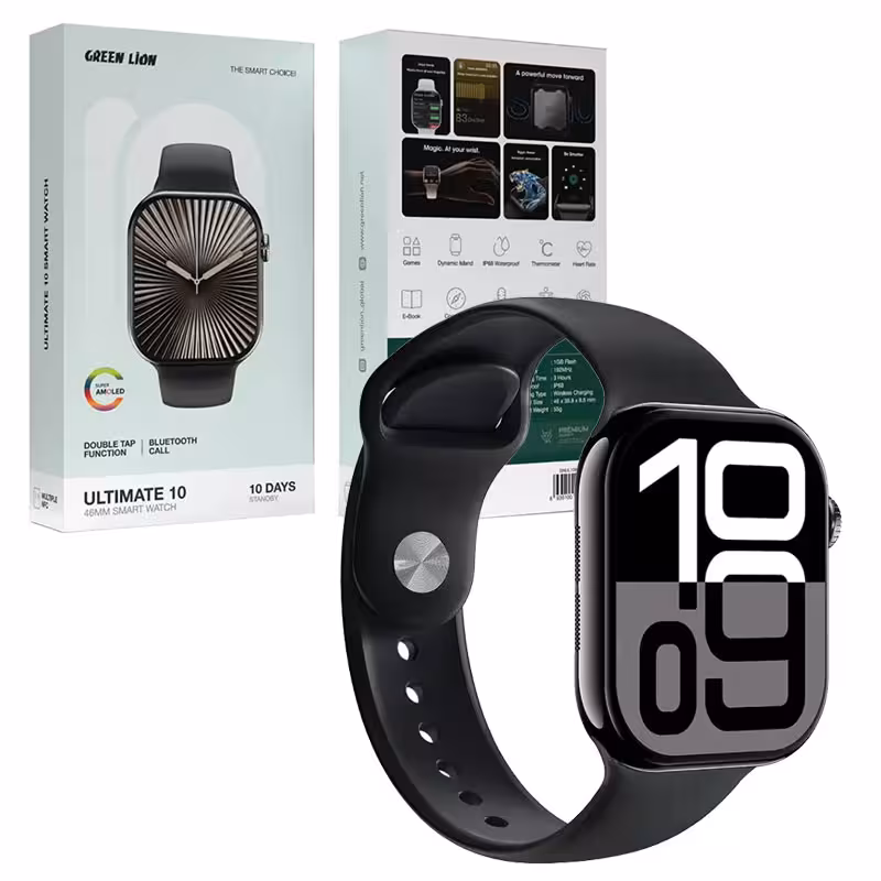 ساعت هوشمند گرین لاین مدل اولتیمیت10 Green Lion Ultimate10 Amoled 46mm