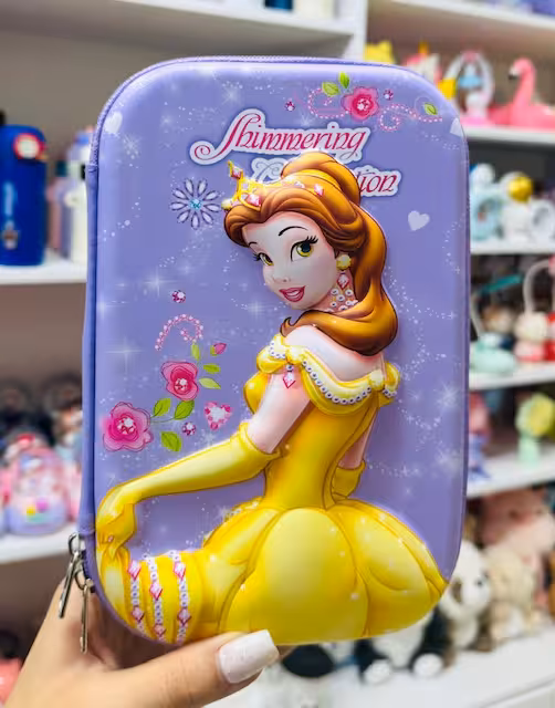 جامدادی کتابی برجسته طرح زیبای خفته