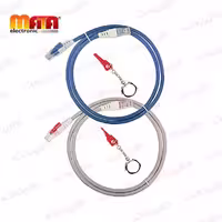 کابل پچ کورد 2 متری قفلی Cat6A UTP Assembly متا الکترونیک Mata electronic