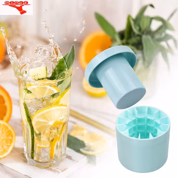 لیوان یخ ساز سیلیکونی ( قالب یخ فشاری)