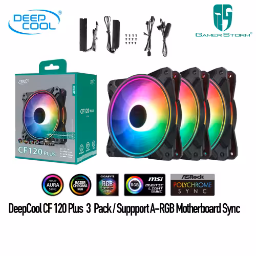فن کیس دیپ کول مدل CF120 PLUS بسته 5 عددی(استوک)