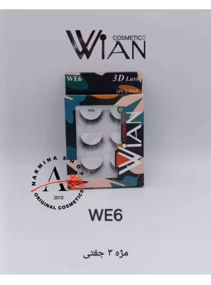 مژه سه جفتی مدل 6 وین WIAN