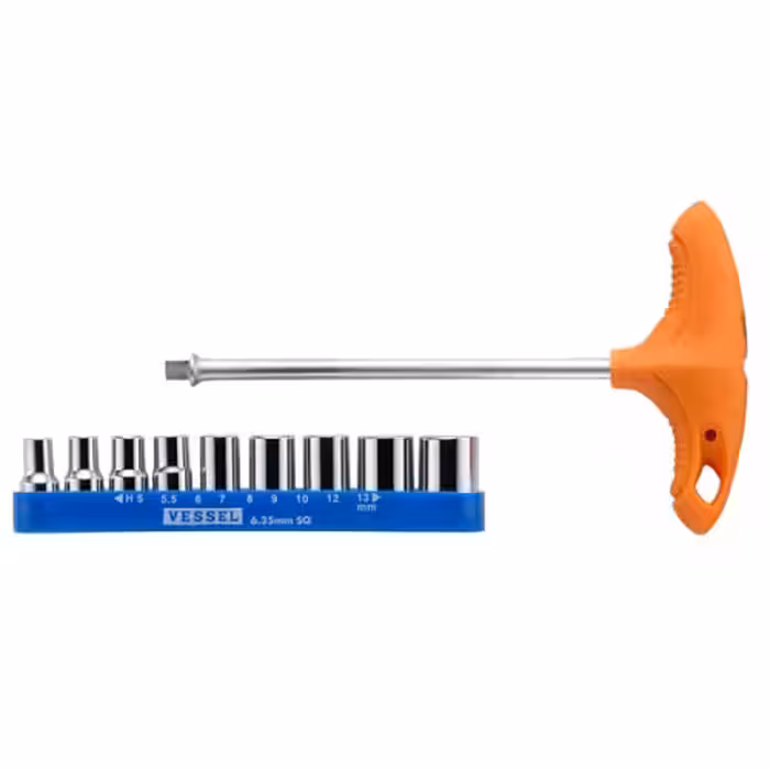 ست بکس دسته T وسل 10 عددی 1/4 اینچ مدل 460NT-9S