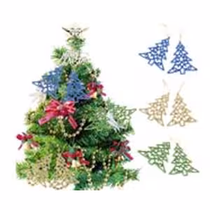 آویز کاج اکلیلی کریسمس