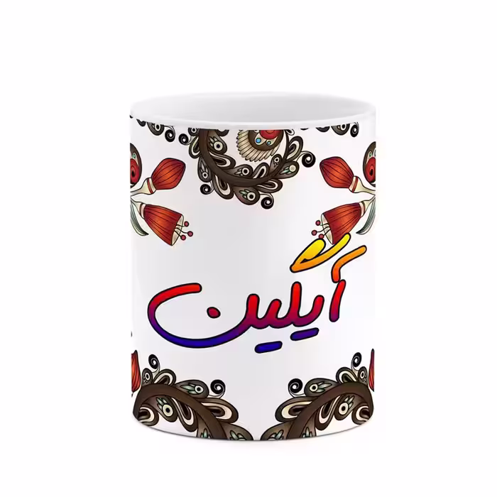 خرید ماگ-لیوان    اسم آیگین  سنتی گل و بته کد mgh44040