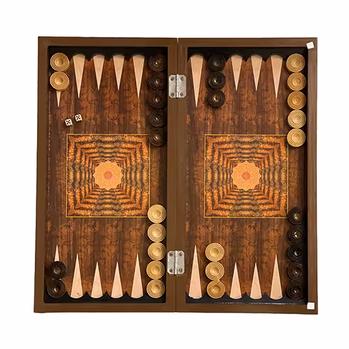 تخته نرد چاپی طرح سه بعدی