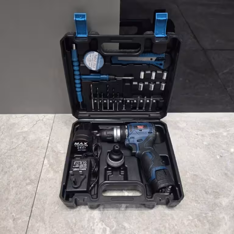 دریل شارژی 24 ولت دو کاره براشلس باس مدل 24-2in1