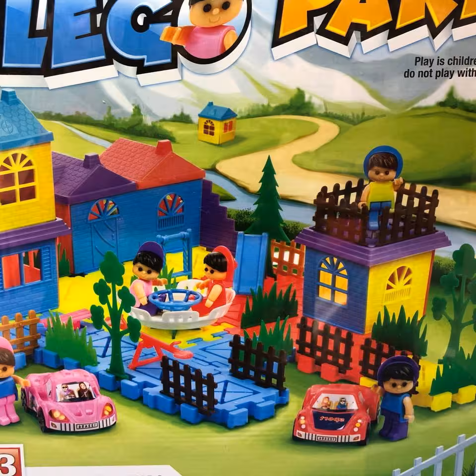 اسباب بازی لگویی بلوک خانه سازی 