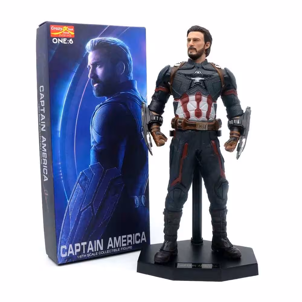 فیگور کاپیتان آمریکا Captain America برند کریزی تویز مقیاس 1/6