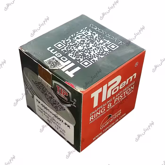 ست کامل رینگ و پیستون مدل CG-125 STD برند TIPOEM (پیستون کوتاه تکتازی)