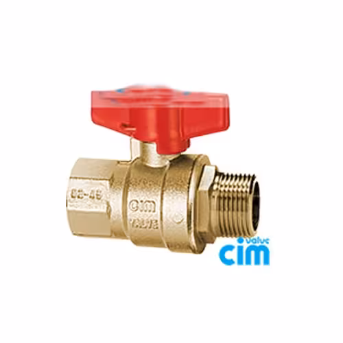 شیر توپی آبی رو پیچ تو پیچ سیم ایتالیا سایز 3.8 301/16BL-PN80