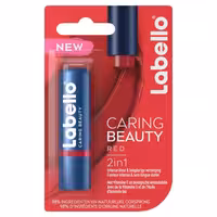 بالم لب 2 در 1 لابلو مدل CARING BEAUTY رنگ قرمز حجم 5.5 میل