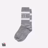 جوراب ساقدار Essayclub طرح اتلتیک طوسی ملانژ