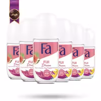 6 عدد مام رول ضد تعریق فا Fa مدل فیجی دریم Fiji Dream حجم 50 میلی لیتر (اورجینال)