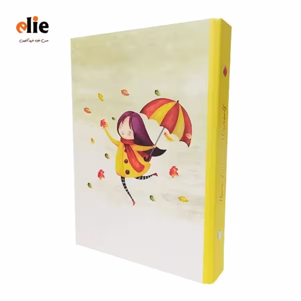دفتر کلاسوری ایمان سایز A5 طرح 09