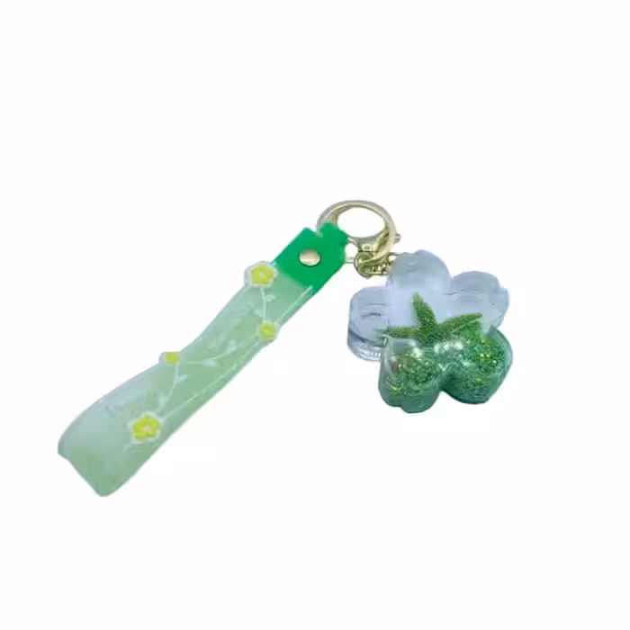 جاسوئیچی خودرو عروسکی طرح شیشه ای سبز کم رنگ