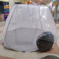 پشه بند مسافرتی 6ضلعی  18نفره تورحریرریزبافت خارجی کپی