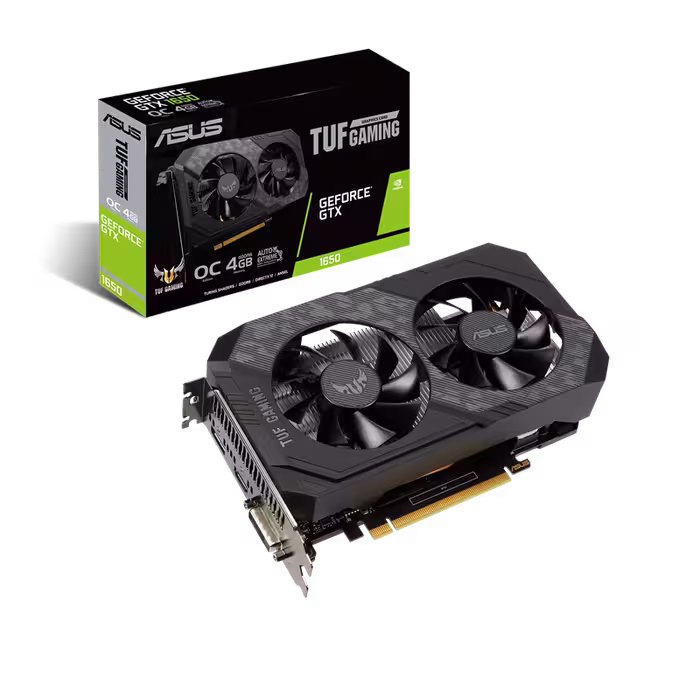 کارت گرافیک ایسوس TUF Gaming GeForce GTX 1650 OC Edition 4GB GDDR6