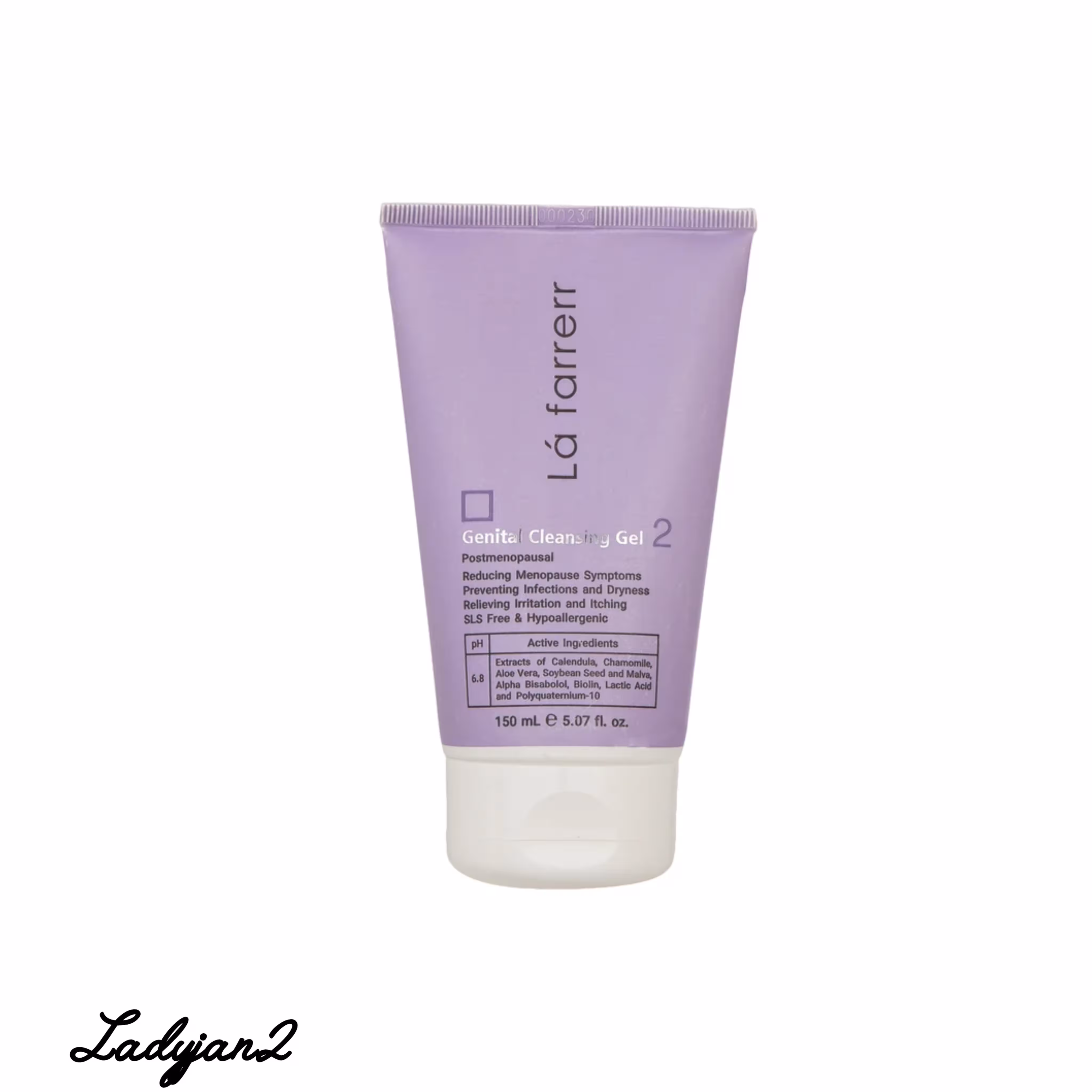 ژل بهداشتی بانوان یائسه لافارر 02 مدل Gentinal حجم 150 میلی لیتر