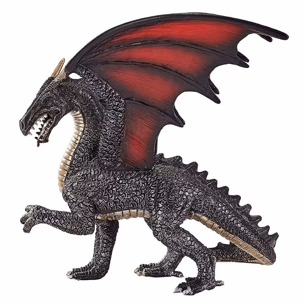 فیگور اژدهای سیاه MOJO Steel Dragon 387215