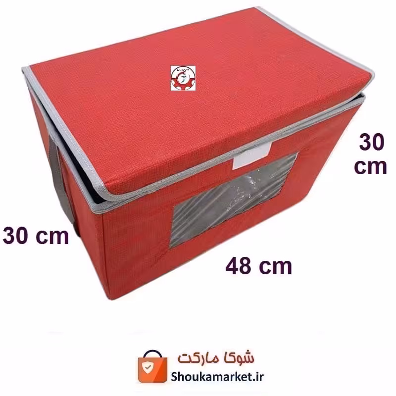 باکس و بقچه لباس و لوازم پنجره دار تاشو و سایز بزرگ HCV-049