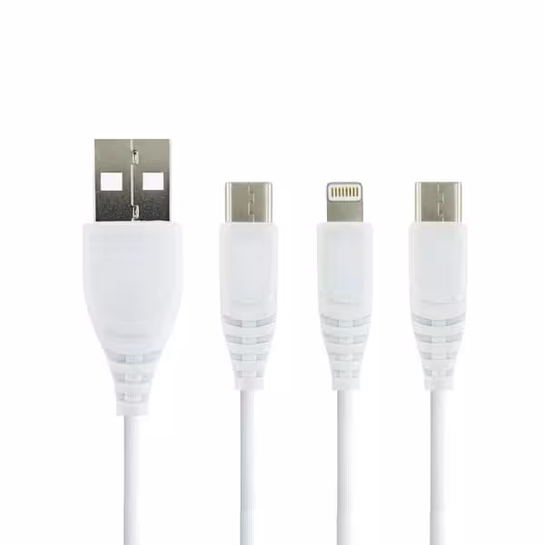 کابل شارژ سه کاره Lenyes LC952 3 in 1 Quick Charging Cable