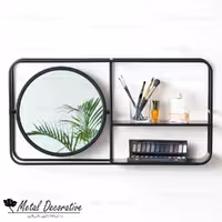 شلف فلزی آینه دار مناسب سرویس بهداشتی