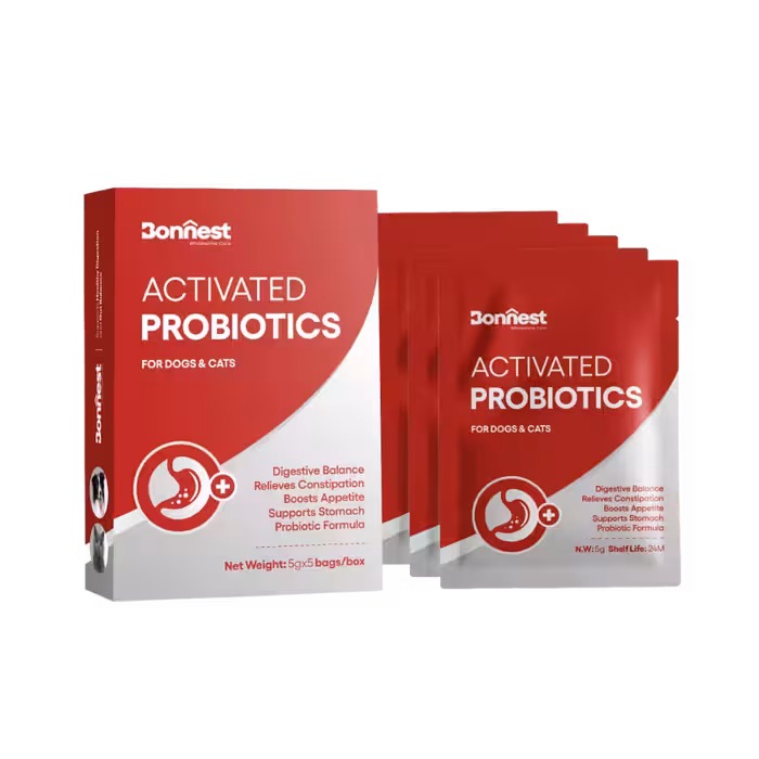 پودر پروبیوتیک سگ و گربه برند bonnest بونست 25 گرمی