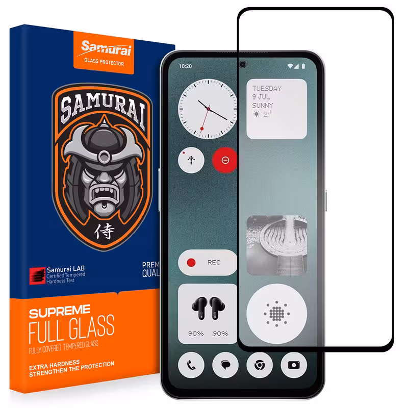 محافظ صفحه نمایش سامورایی مدل ovglass مناسب برای گوشی موبایل ناتینگ CMF Phone 1